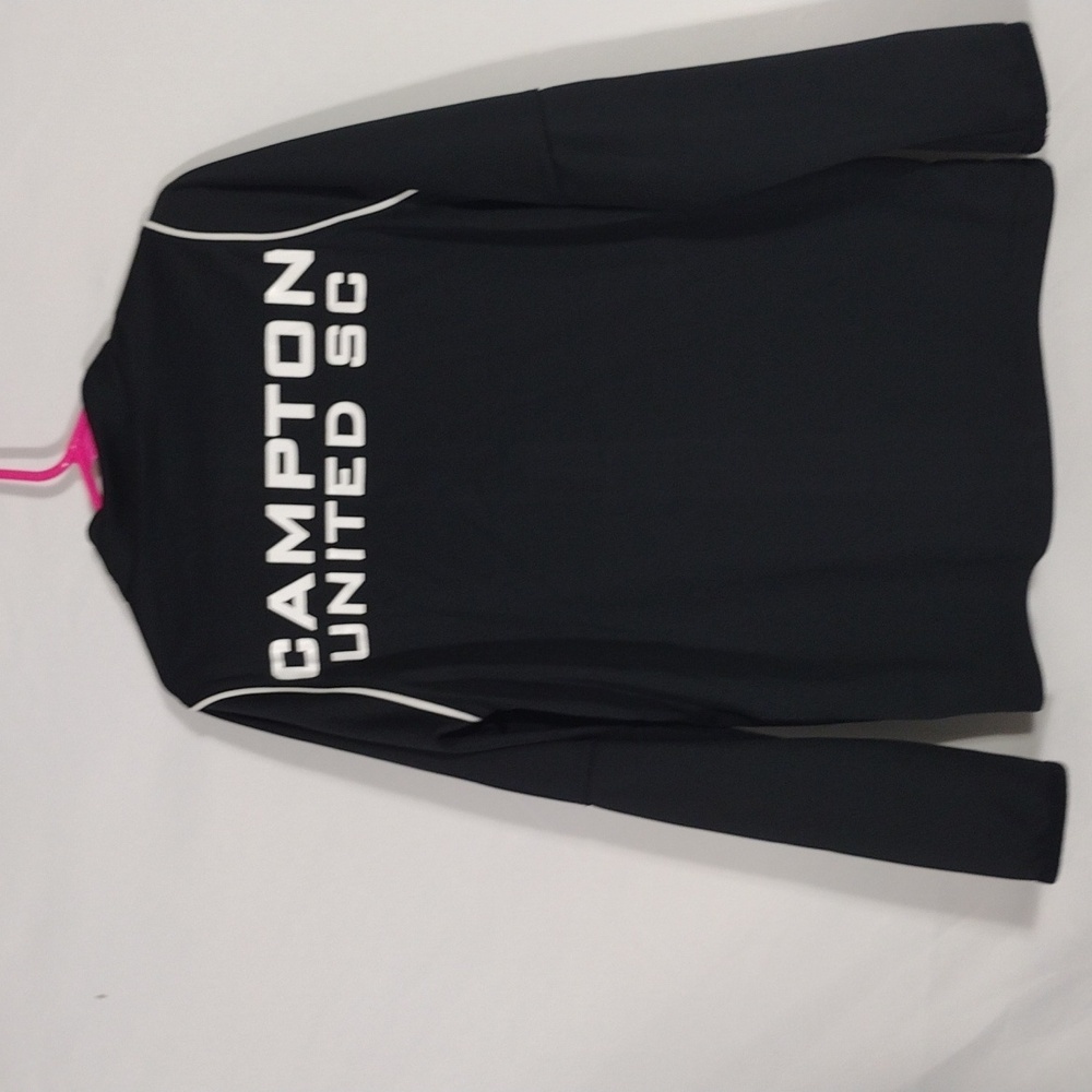 Nike Black Full Zip Track Jacket Campton United SC # 24 size boys Small - Picture 4 of 10